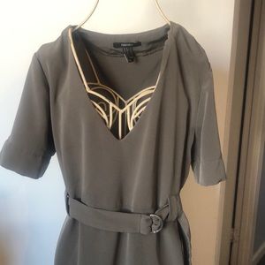 Olive midi length F21 dress